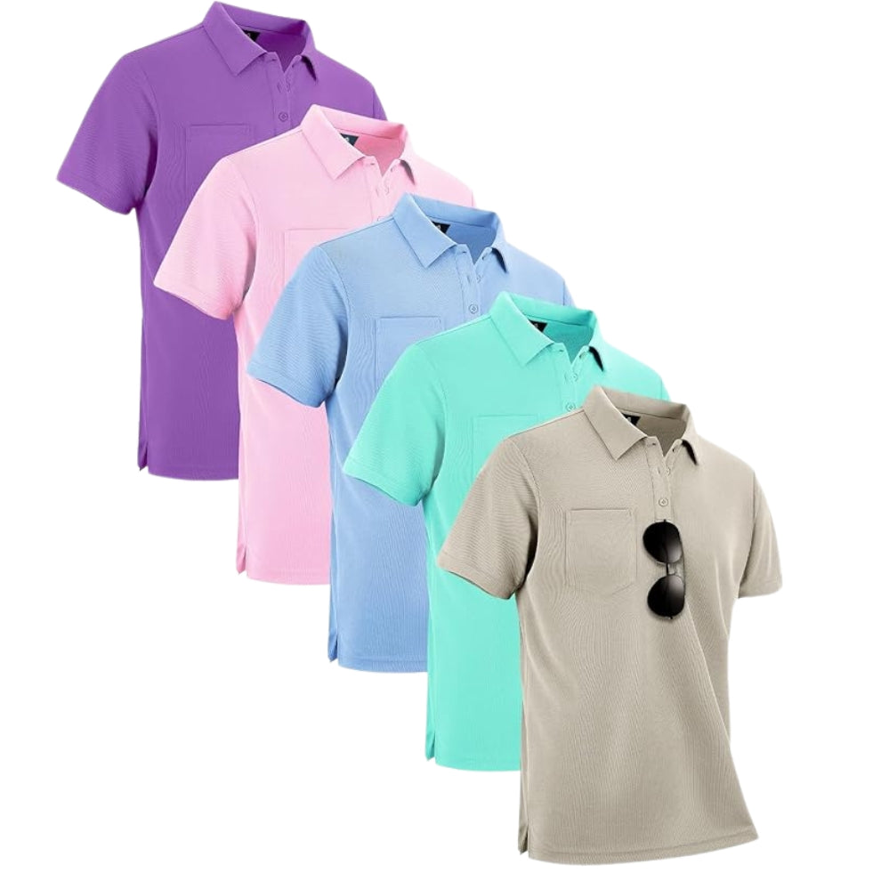 Pack of 5 Polo T-Shirt